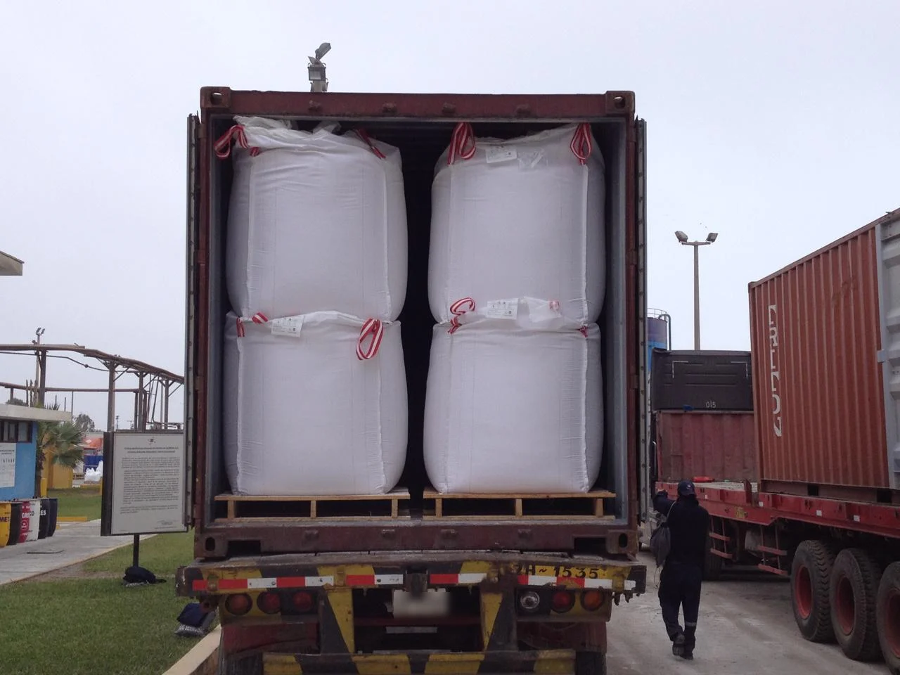 Container loading for export