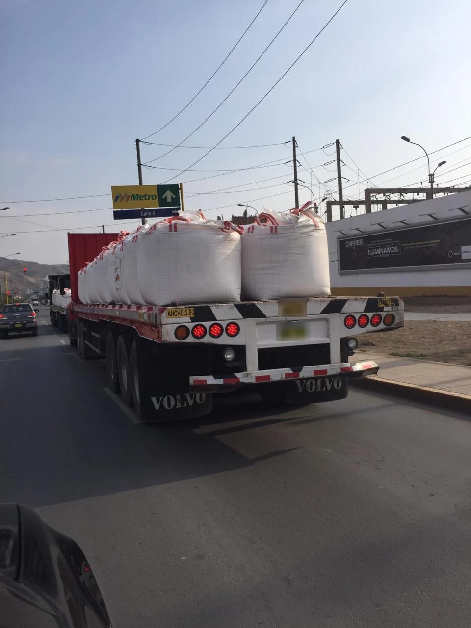 Dispatch on a flatbed truck